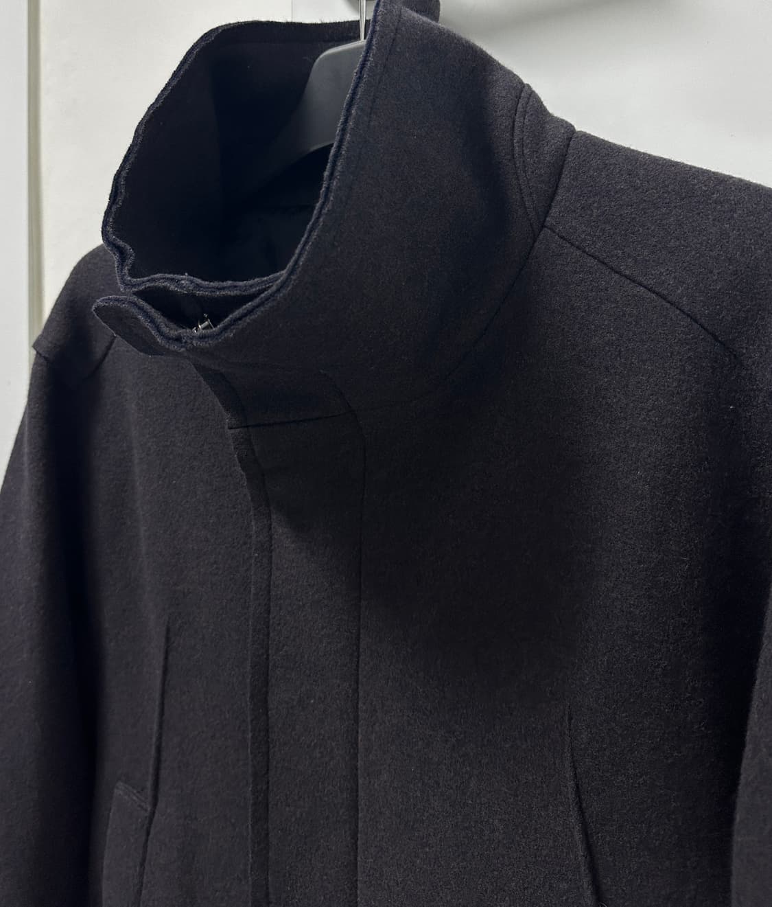 [시스템옴므] 남성 하이넥 코트 100사이즈 상품이미지4