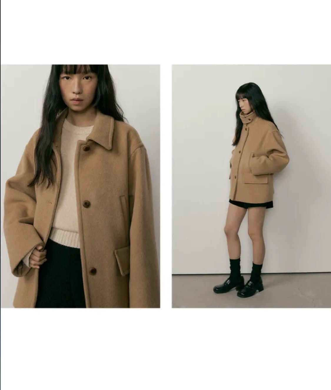 링서울 울 하프 코트 상품이미지4