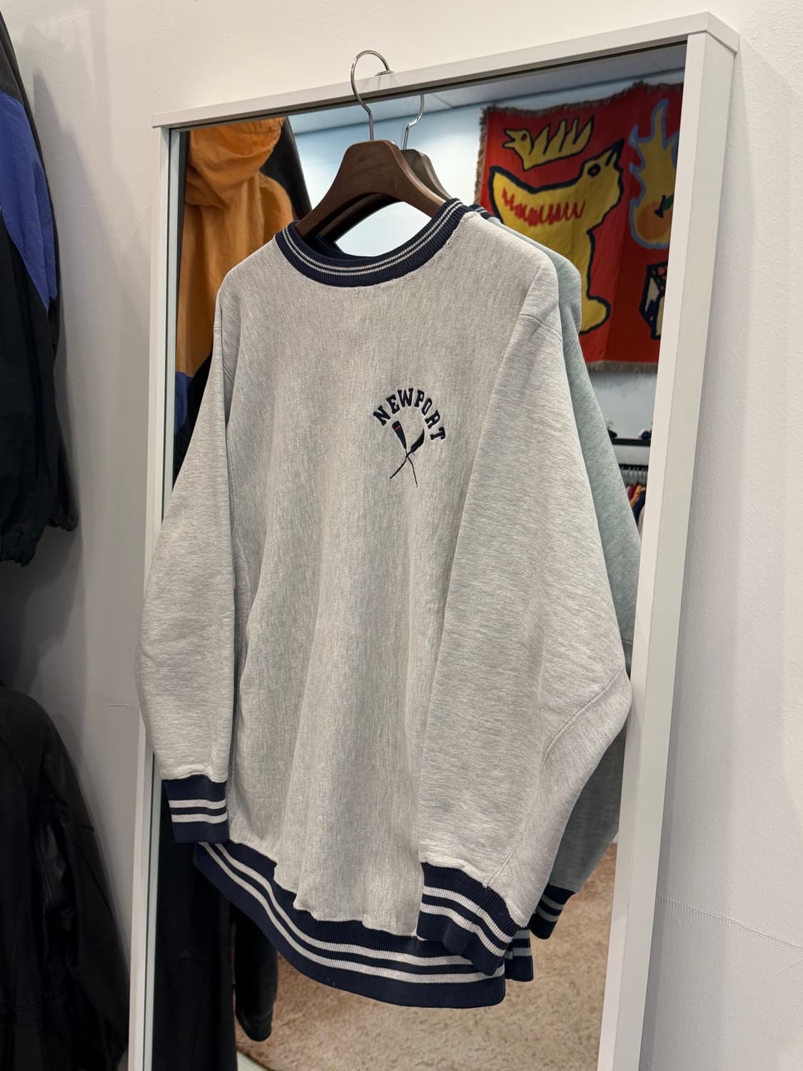 90s Champion 리버스위브 NEWPORT 스웻 셔츠 (USA) 상품이미지1