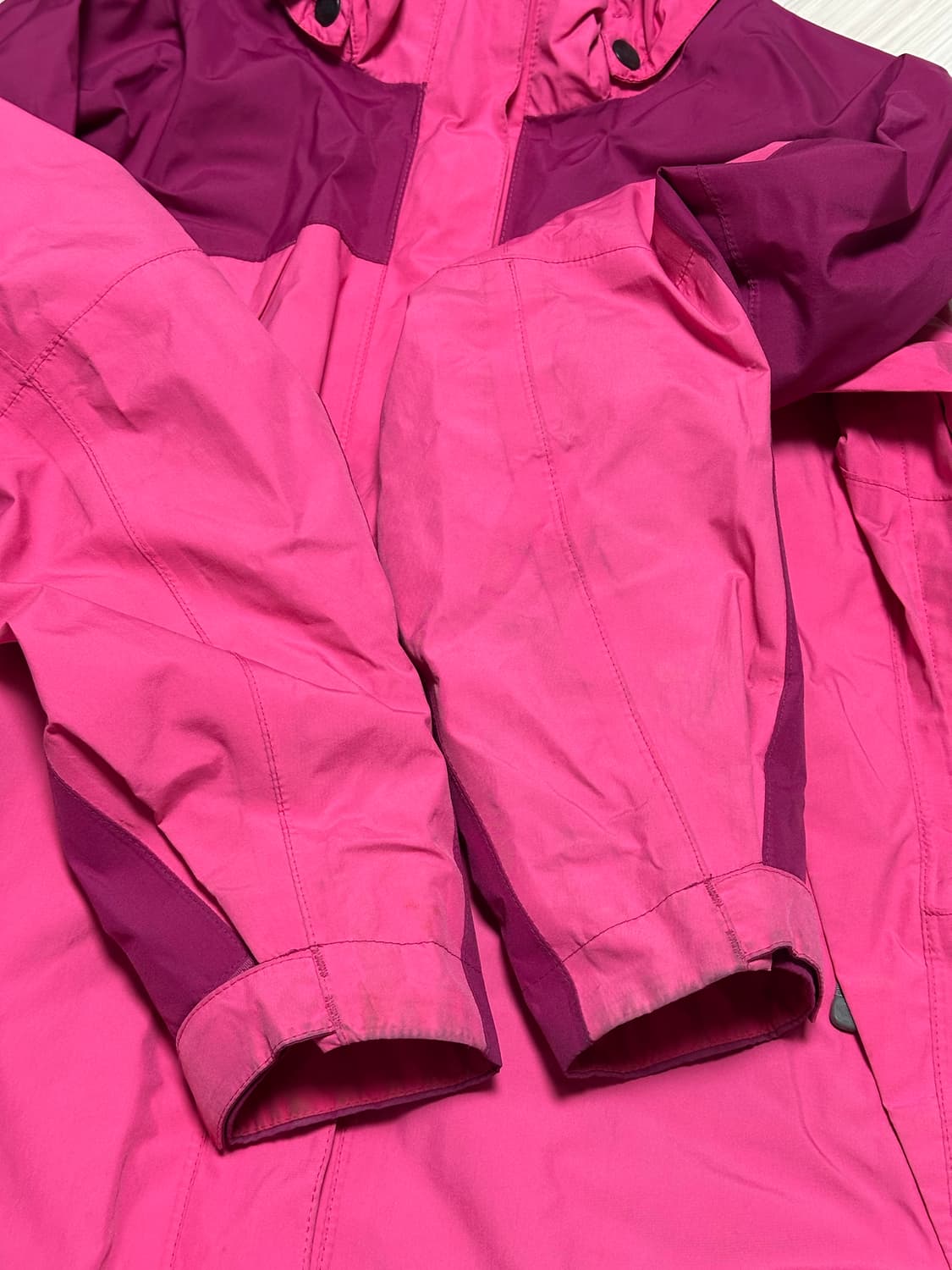 노스페이스 써밋 시리즈 고어텍스 배색 바람막이 자켓 핑크 상품이미지6