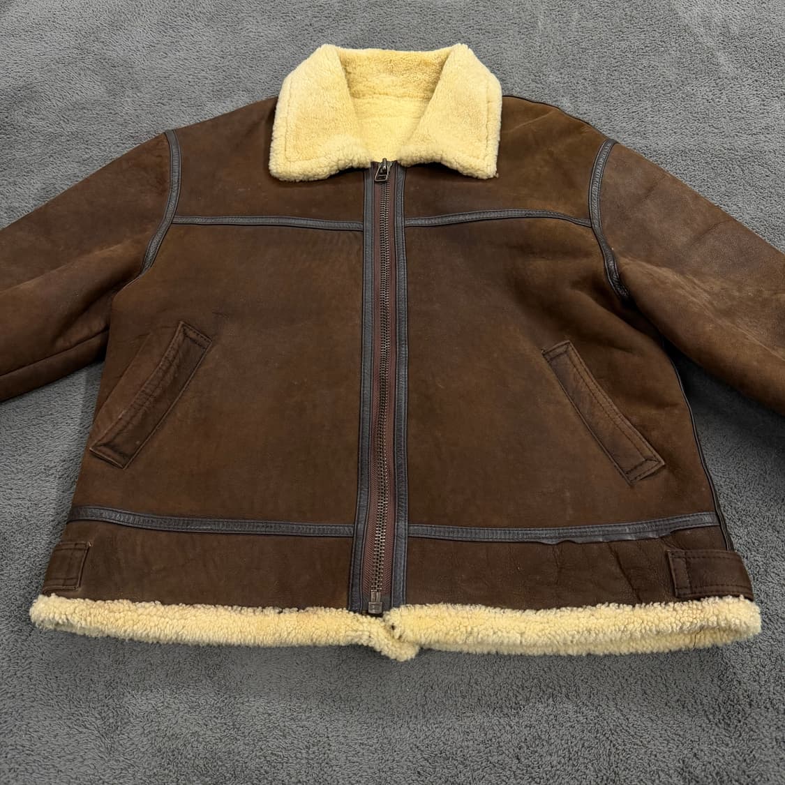 [ 100 ] 90s 빈티지 양가죽 무스탕 자켓 상품이미지2