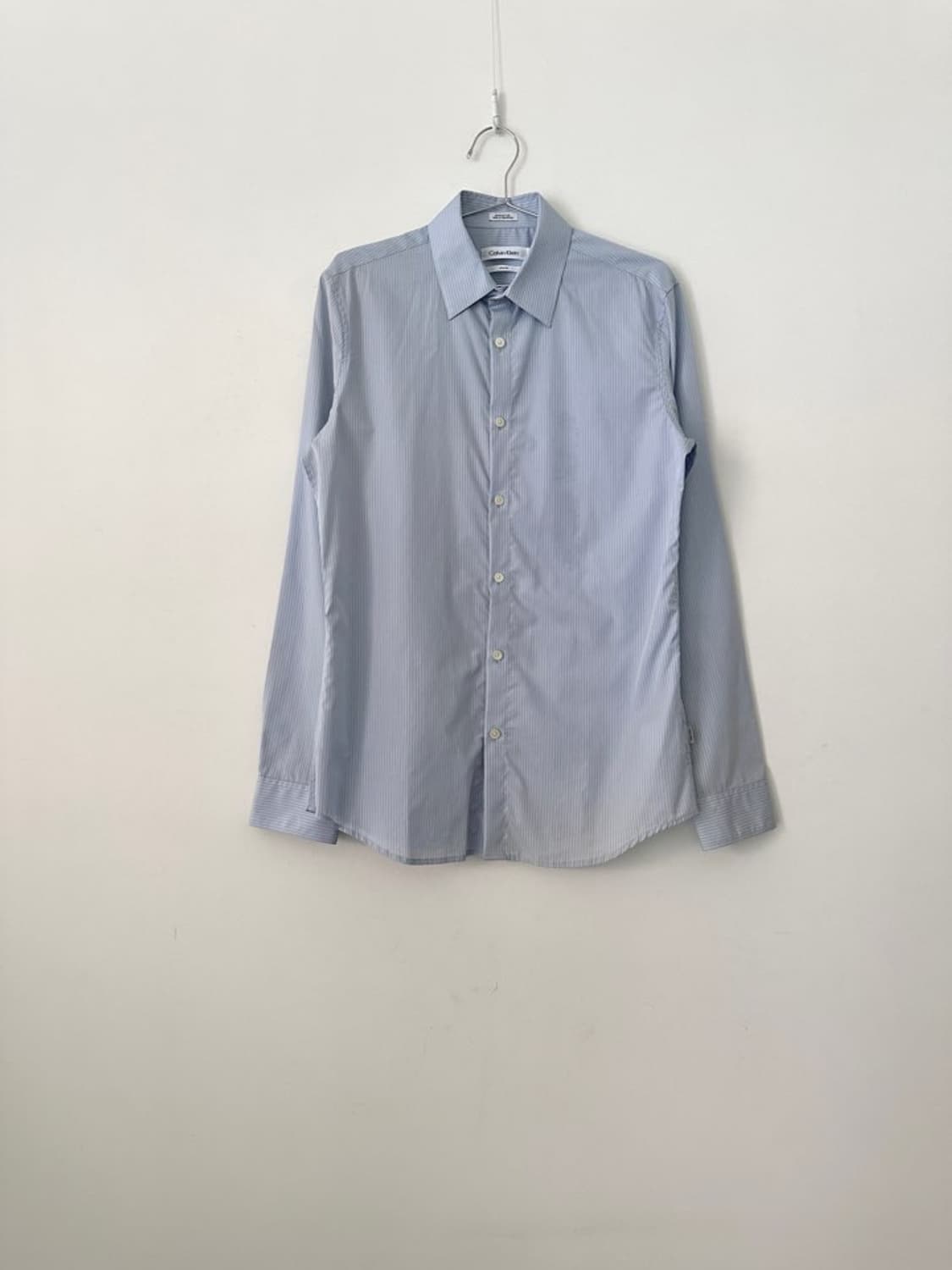 CALVIN KLEIN slim stripe shirts / sky bl 상품이미지2
