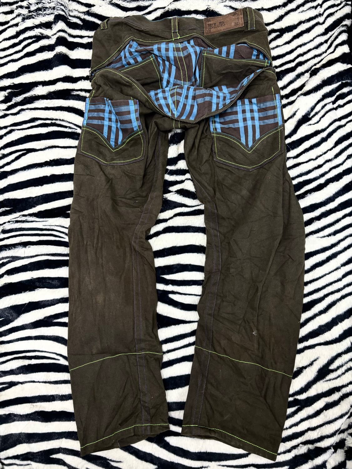 Back Zipper Check Detail Curve Jaens 상품이미지6