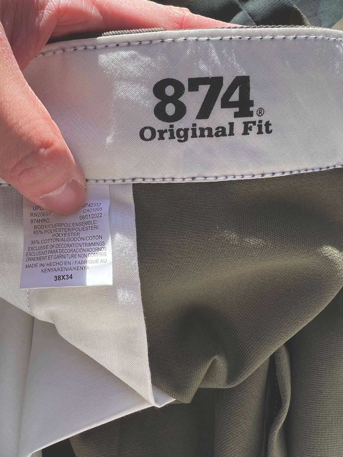 [Dickies] 디키즈874 camo 38x34 상품이미지4