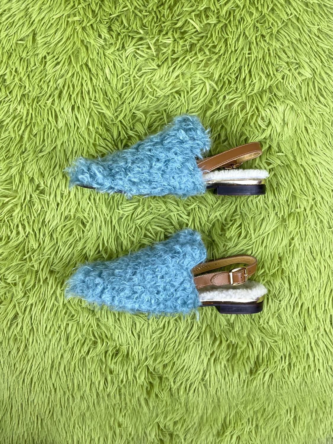 언더커버 2016 A/W 컬렉션 Perfect Day 울 플리스 퍼 샌들 상품이미지4