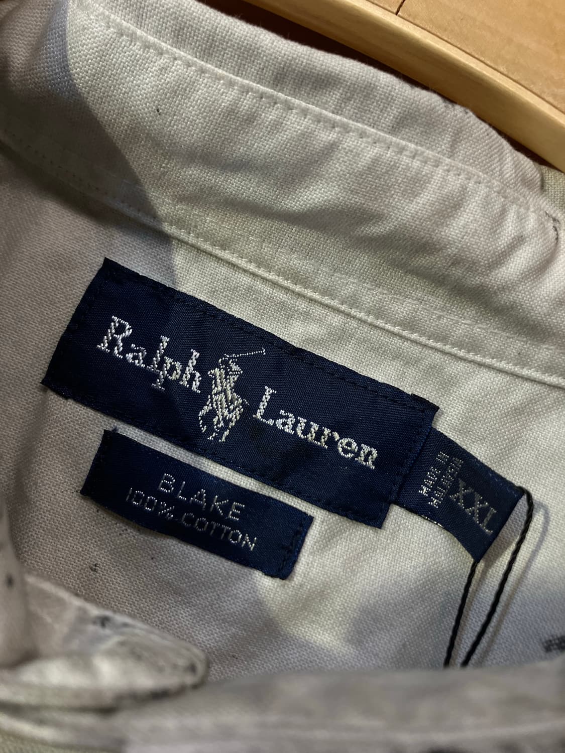 폴로 랄프로렌 페인트 스플래터 옥스퍼트 셔츠 XXL #csz2230 상품이미지3