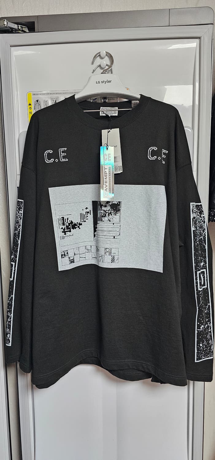 카브엠트 CGCEGC 헤비 긴팔 티셔츠 블랙 상품이미지4