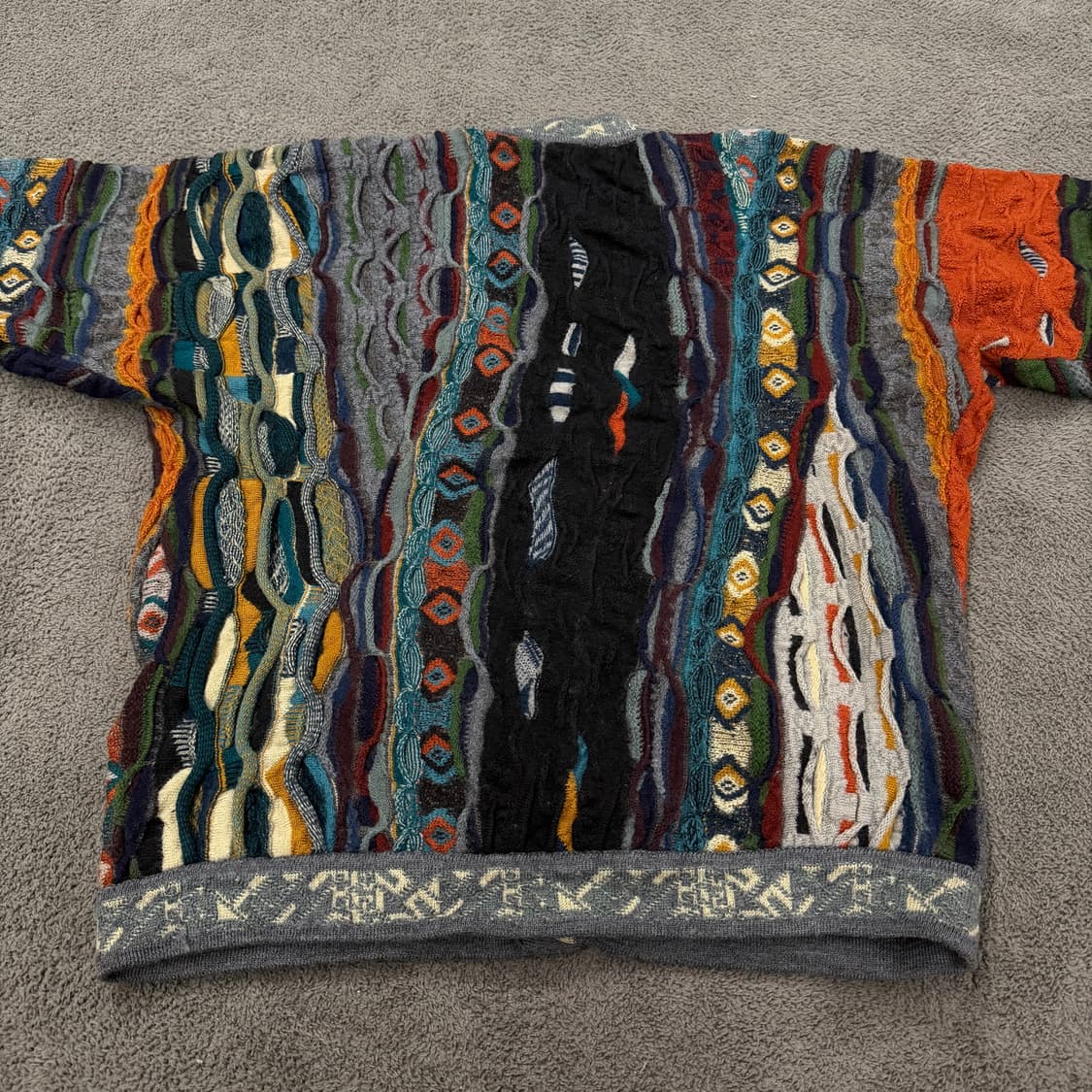 [ 정품/M ] 쿠지 빈티지 케이블 니트 가디건 상품이미지4