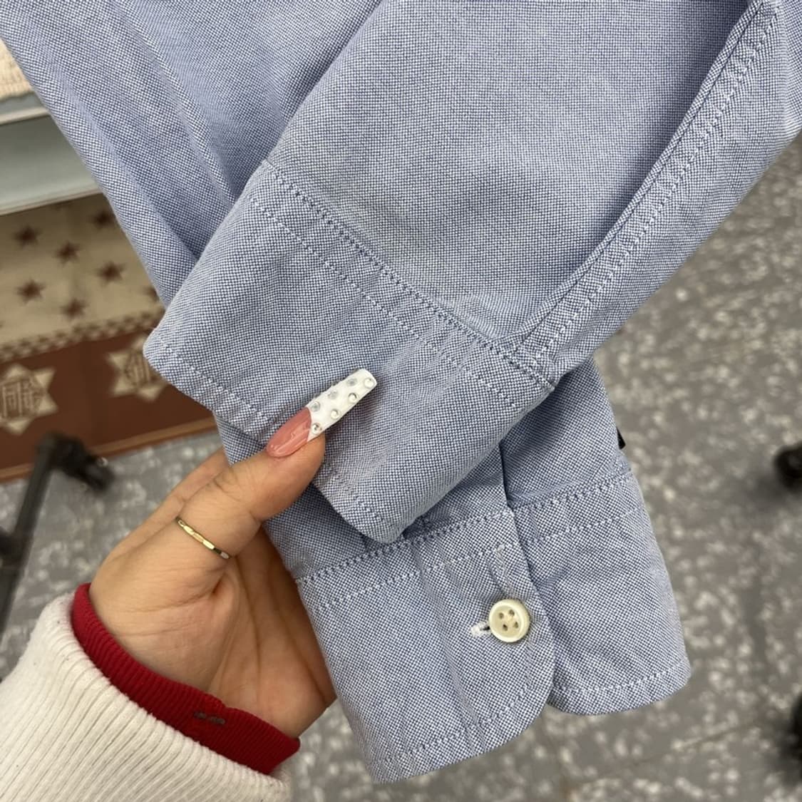 폴로 랄프로렌 빈티지 캐주얼 옥스포드 셔츠 18 C10106 상품이미지7