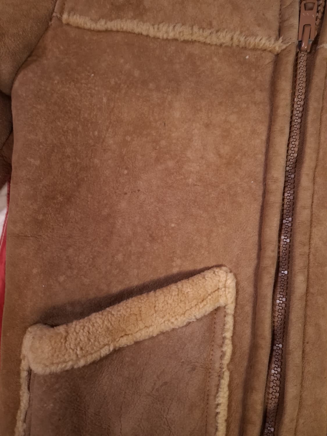 오리지날 80's 미국제조  Sawyer 리얼레더 무스탕 상품이미지6