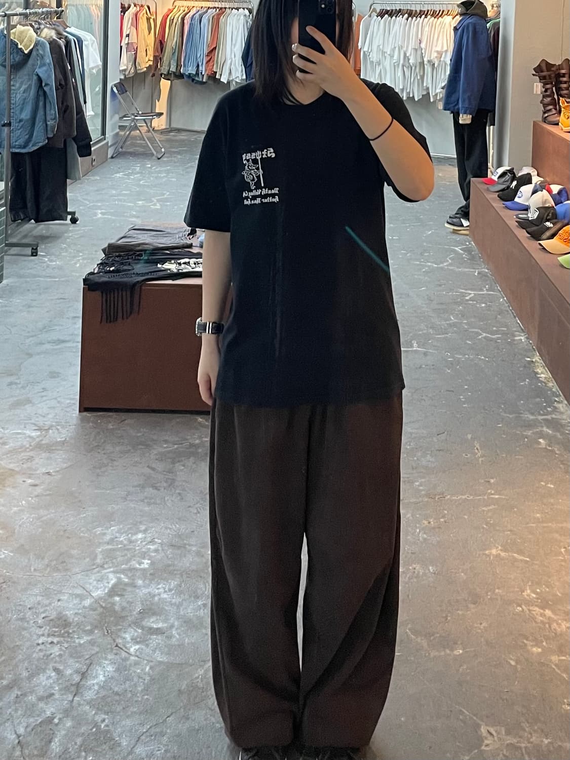 스투시 호러 댄 헬 블랙 반팔티 H1114 상품이미지1