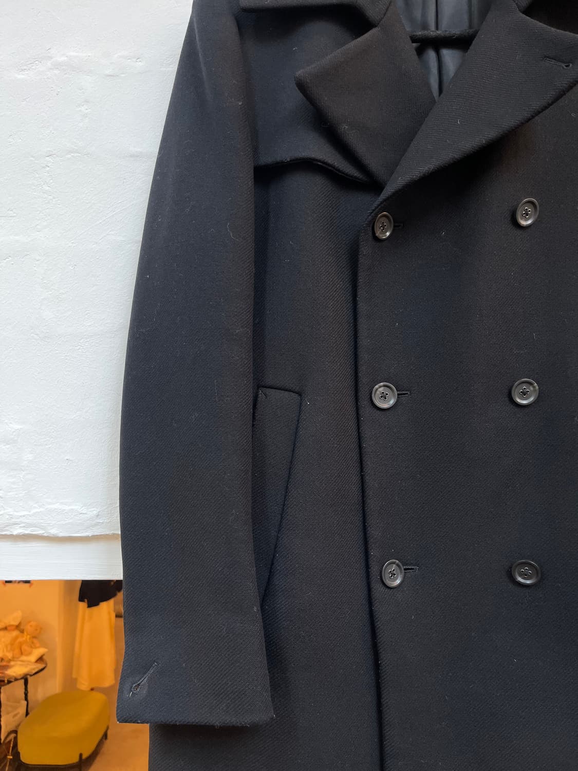 Theory 버진 울 캐시미어 혼방 피코트 Men M 상품이미지3