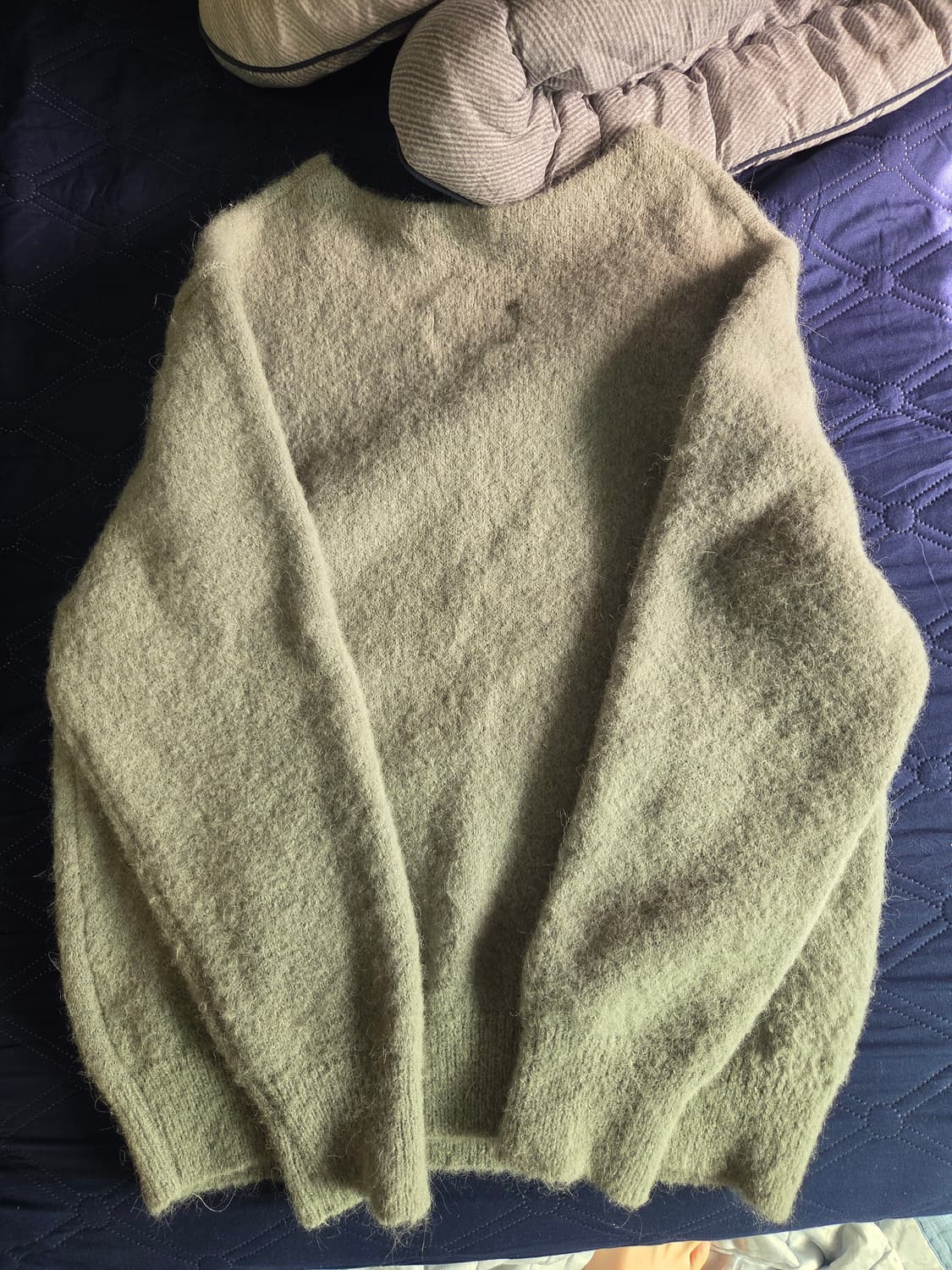 헤리티지플로스 알파카 니트 라이트그레이 팝니다 상품이미지2