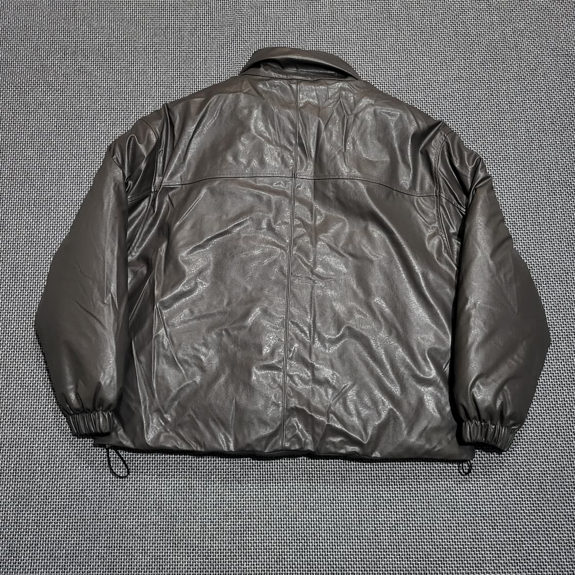 자라 페이크레더 패딩 점퍼 (XL) 상품이미지3