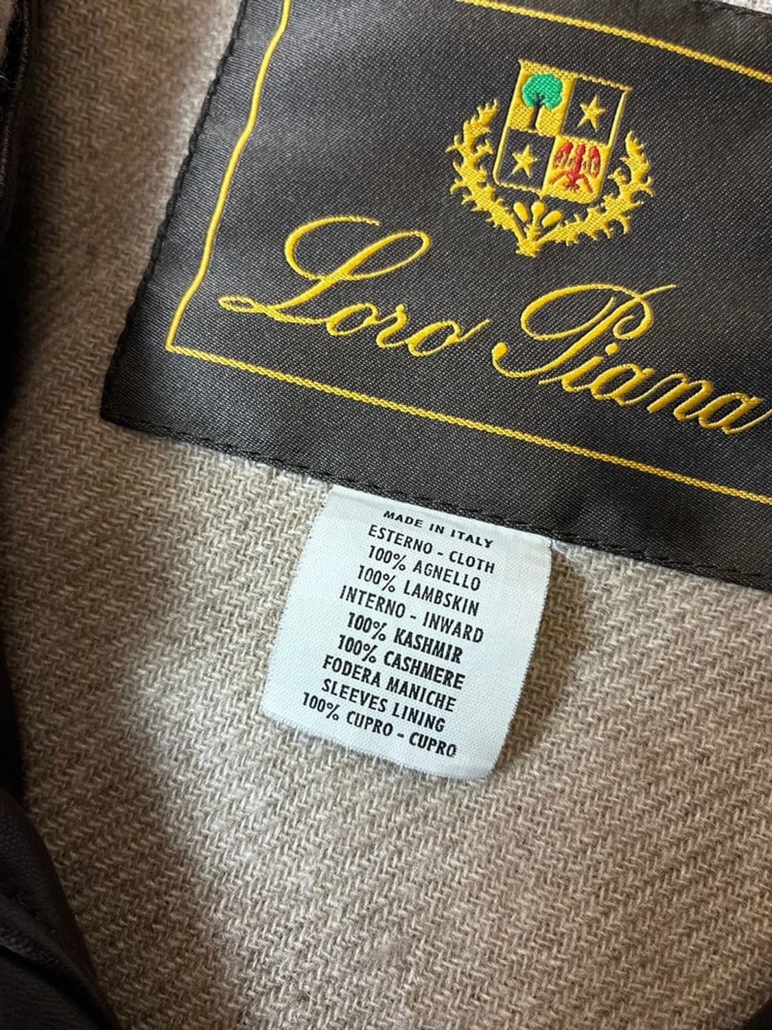 로로피아나 100%양가죽 캐시미어 아이서 자켓 PN6651 상품이미지9