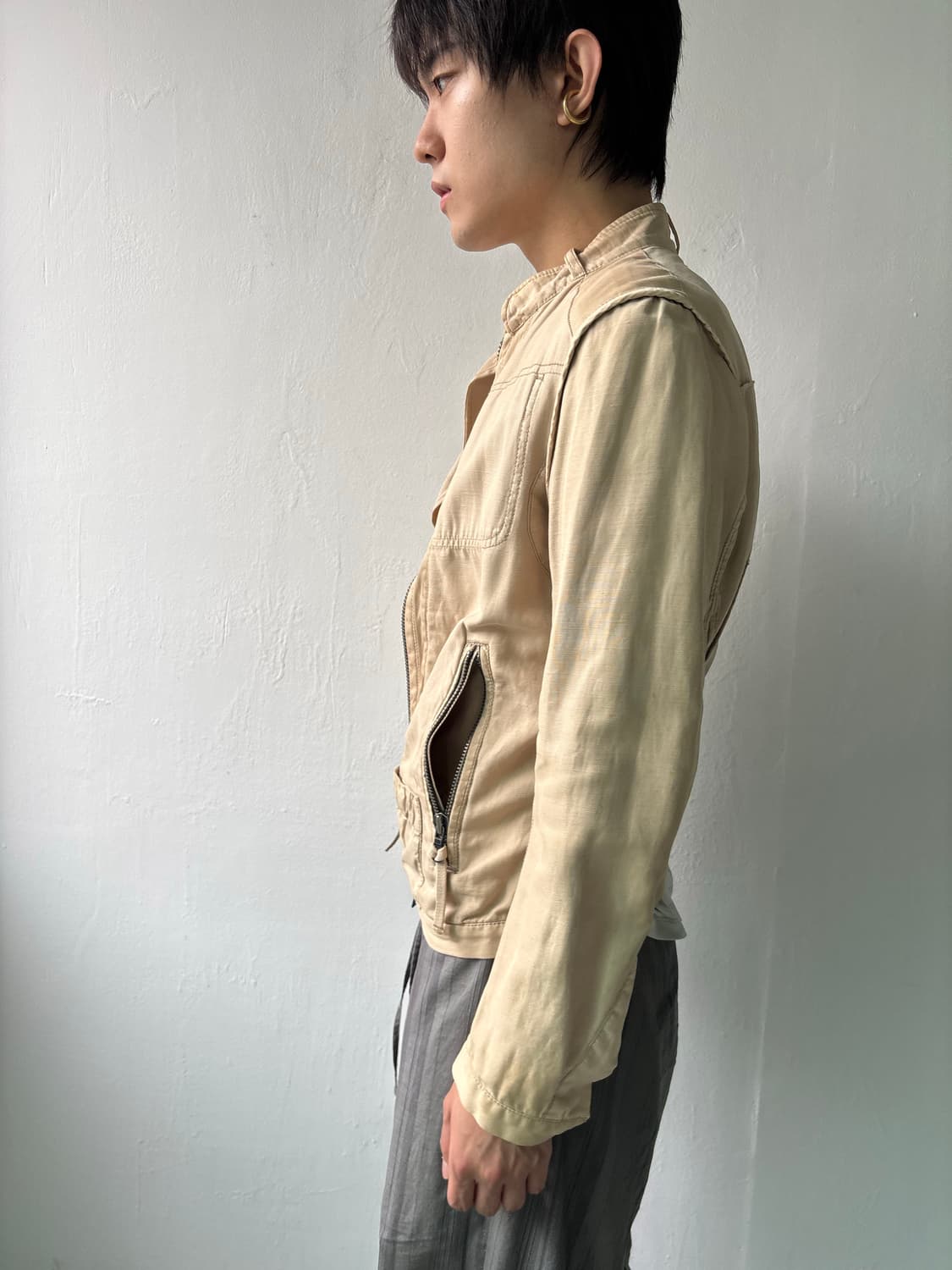 디젤 워싱 라이더 자켓 상품이미지1