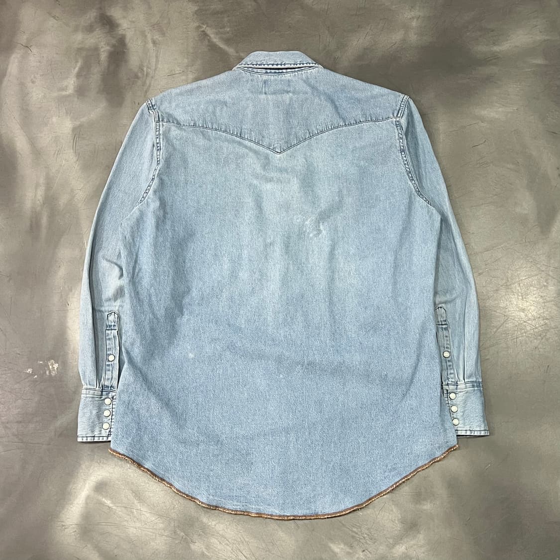  랭글러 웨스턴 데님 셔츠 y14770 상품이미지2