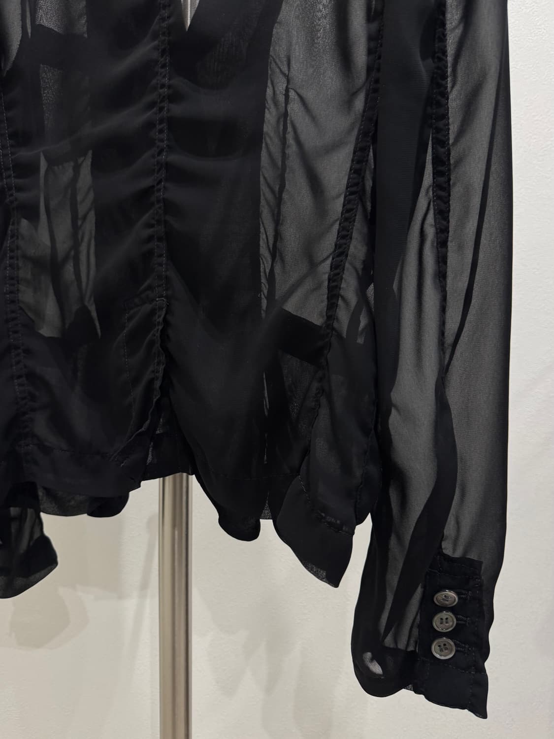 꼼데가르송 꼼꼼 x Jupe 씨스루 셔츠 자켓 상품이미지5