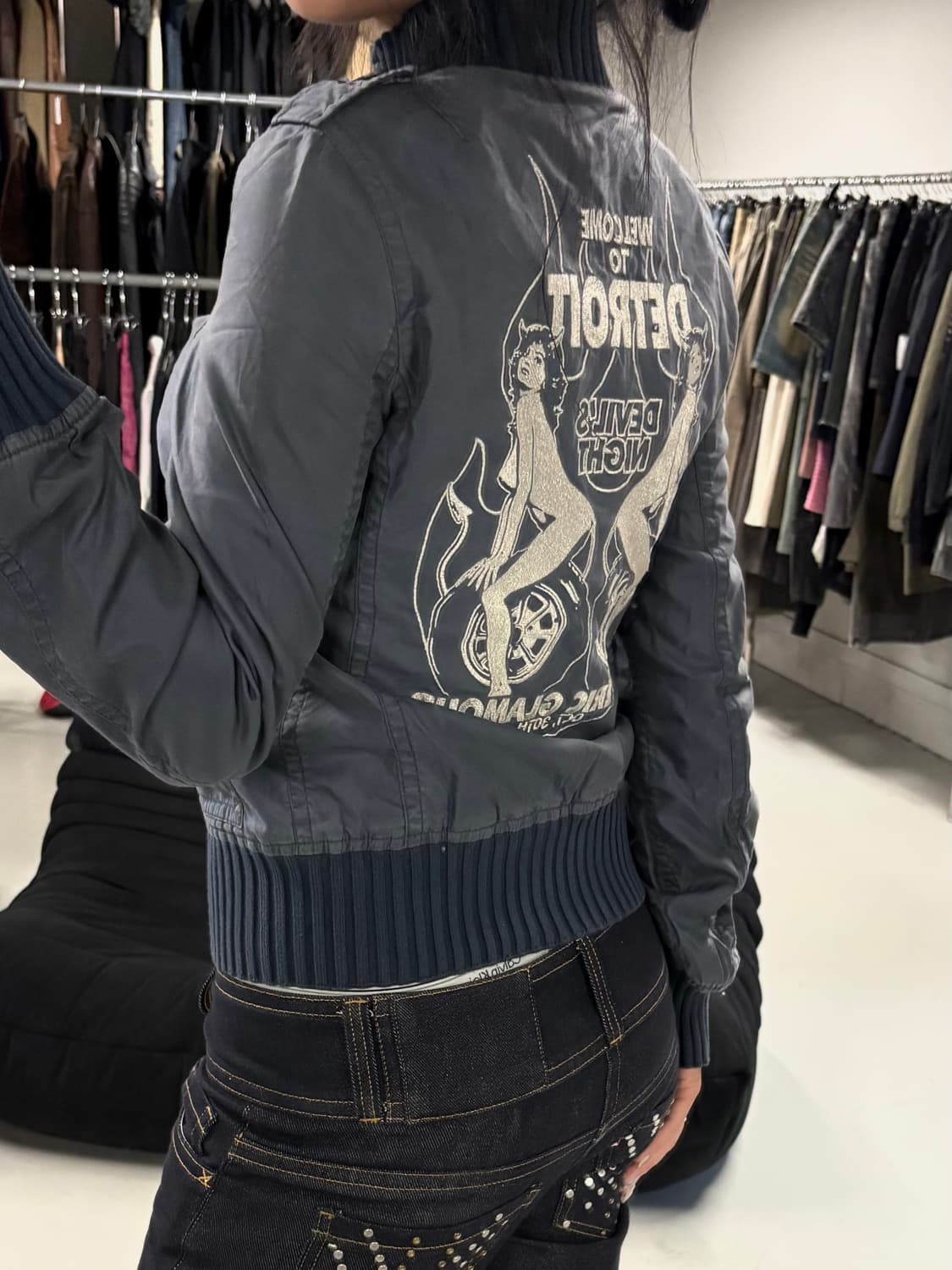 HYSTERIC GLAMOUR detroit devil jacket bl 상품이미지1