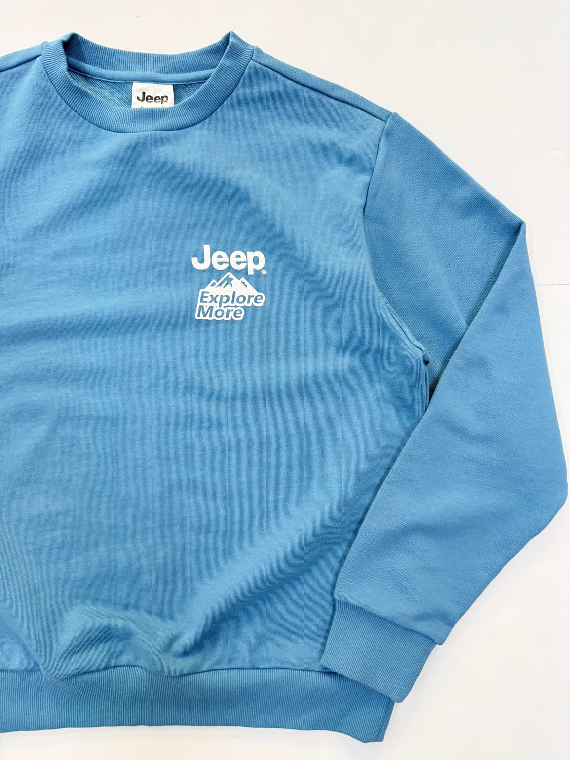 Jeep 스카이블루 맨투맨 상품이미지4