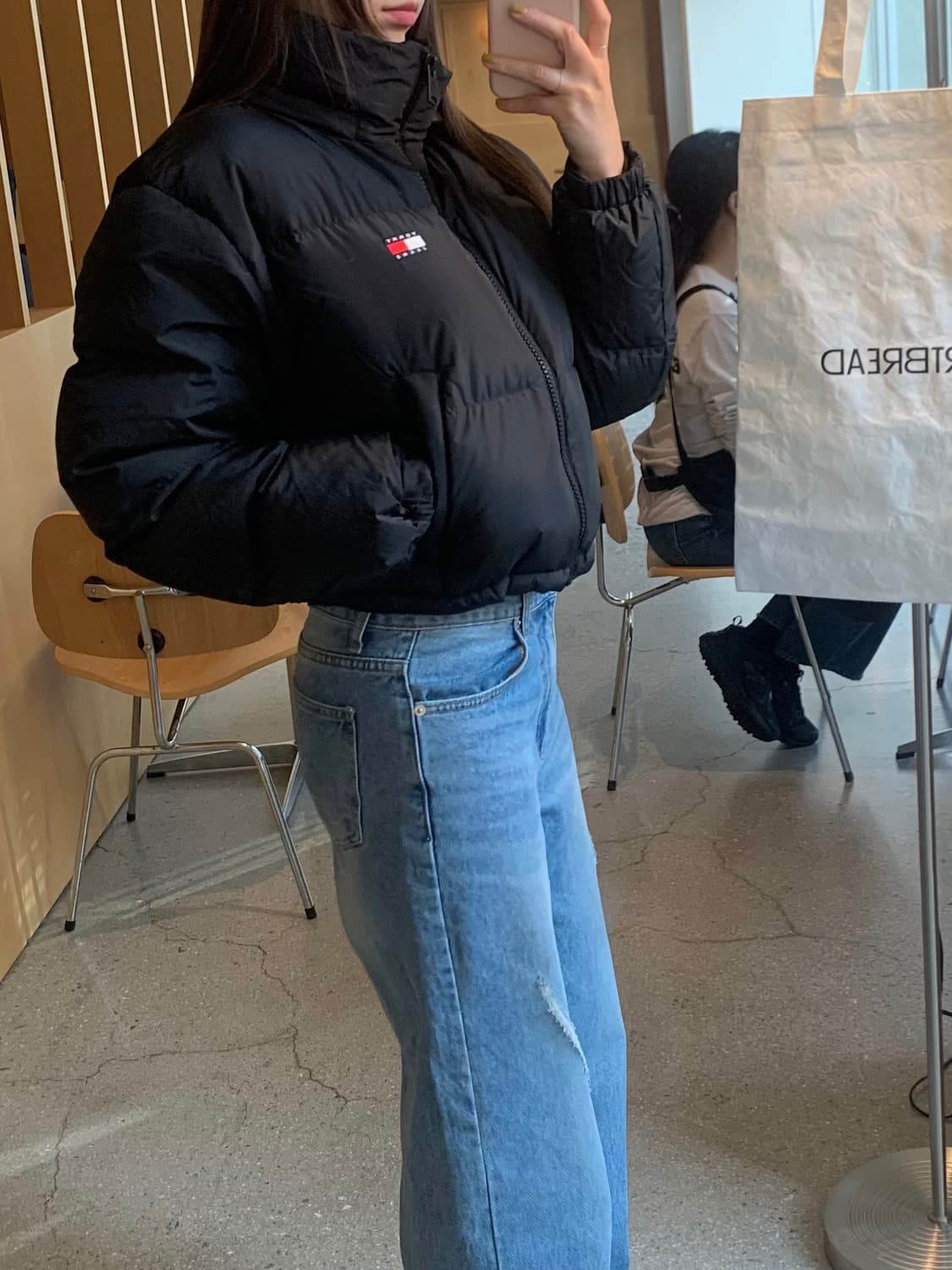 타미진스 알레스카 크롭 다운 패딩 상품이미지6