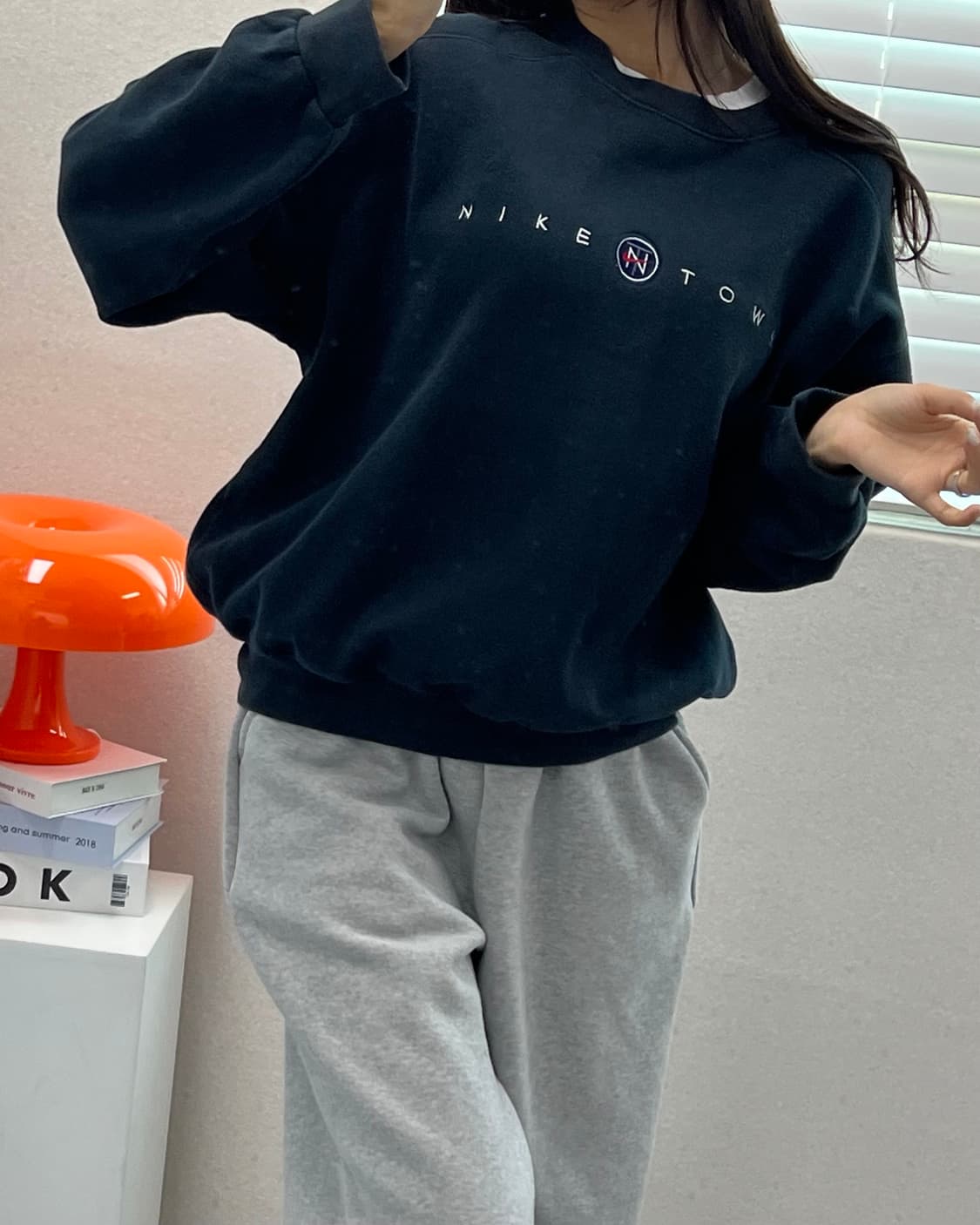 (WOMEN)90'S 나이키 기모 맨투맨-M1365 상품이미지6