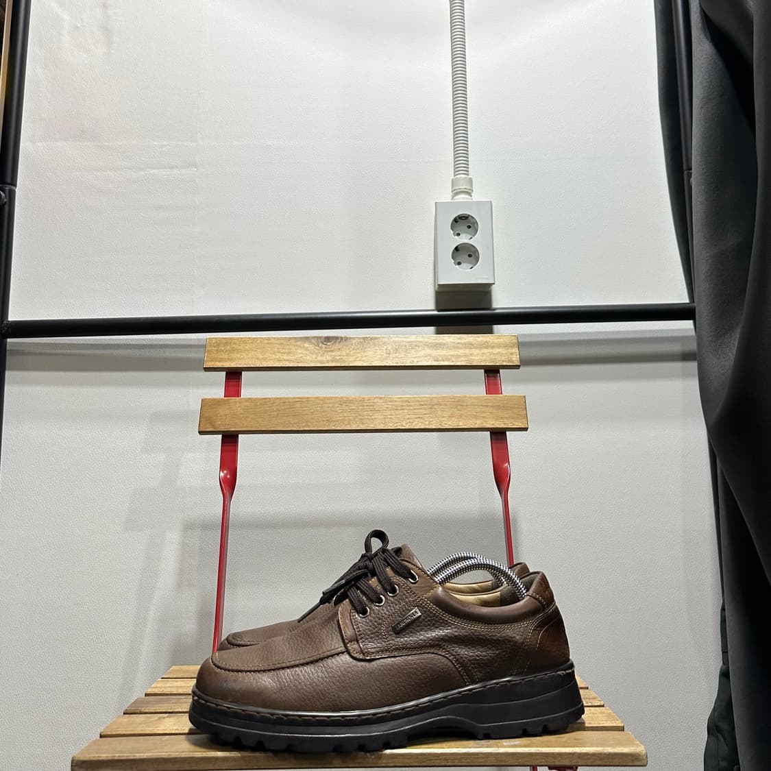 265) 랜드로버 신발 남성 남자 스니커즈 브라운 레더 캐주얼화 상품이미지3