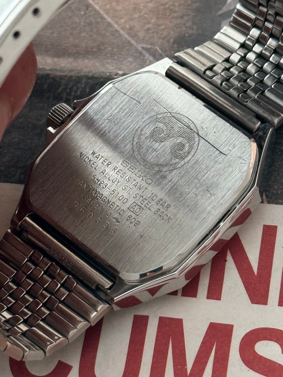 Seiko 세이코 Chronos 옥타곤 쿼츠 Day-Date 상품이미지5