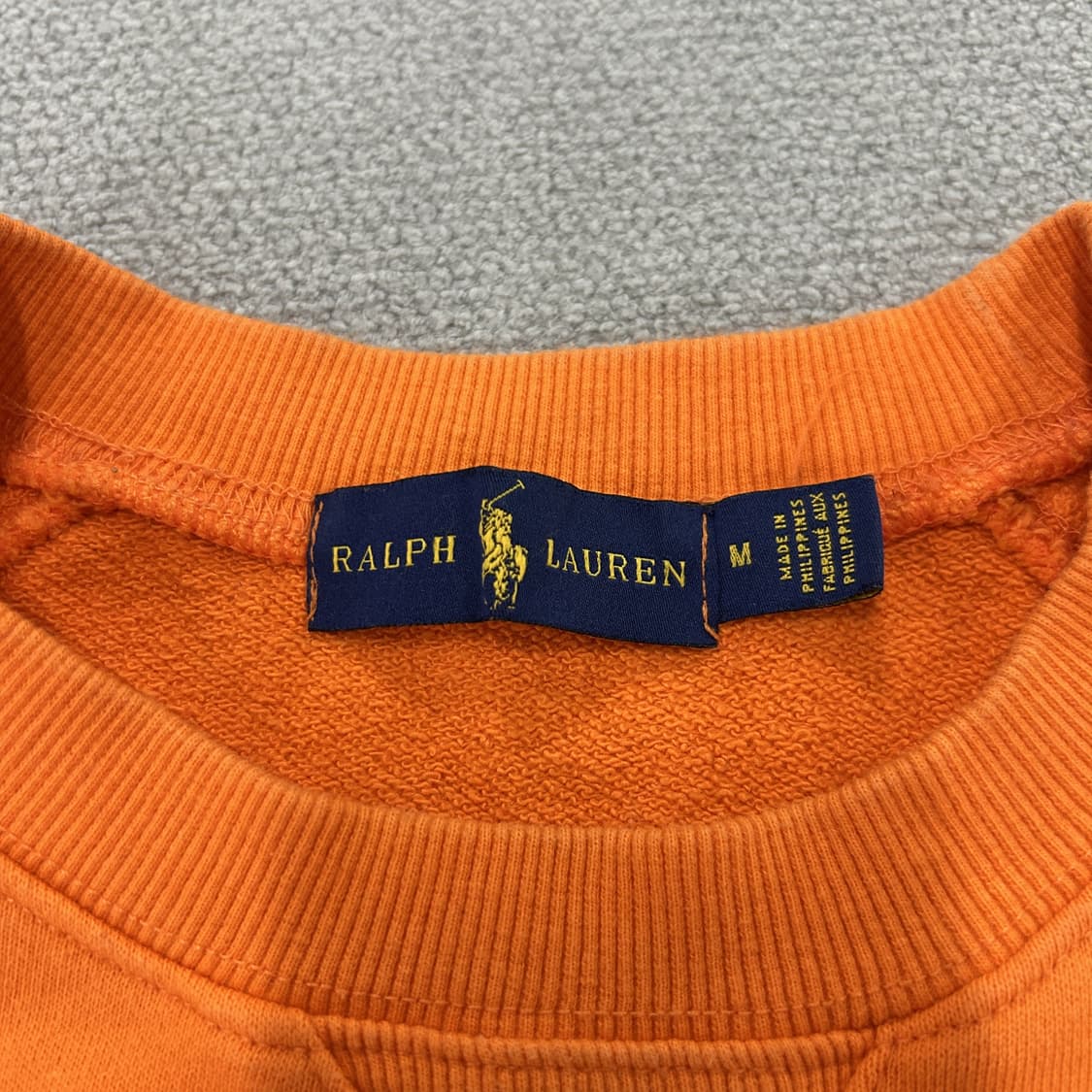 폴로 랄프로렌 오렌지 맨투맨 티셔츠 m 상품이미지2
