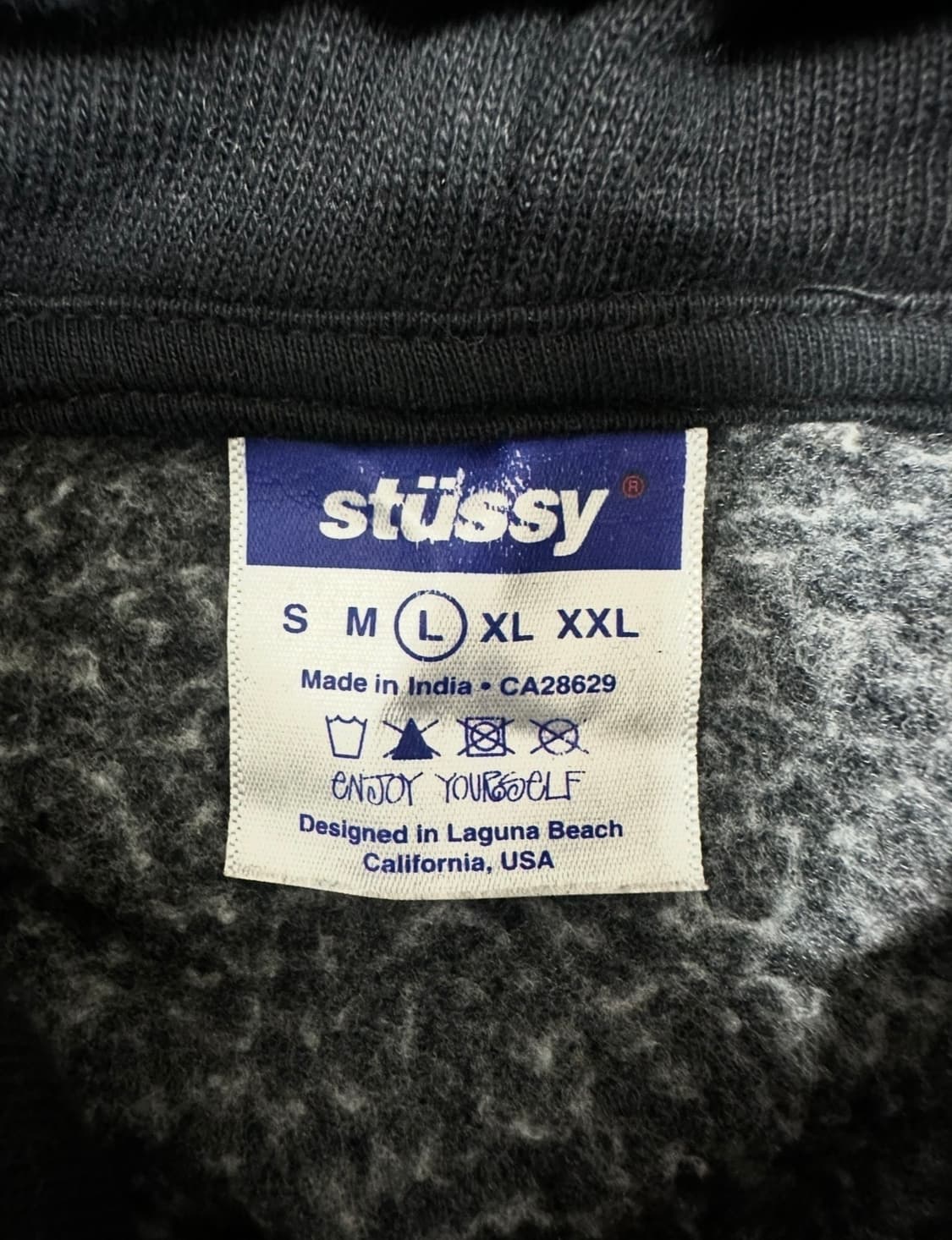 스투시 usa 뉴욕 블랙 후드티 상품이미지6