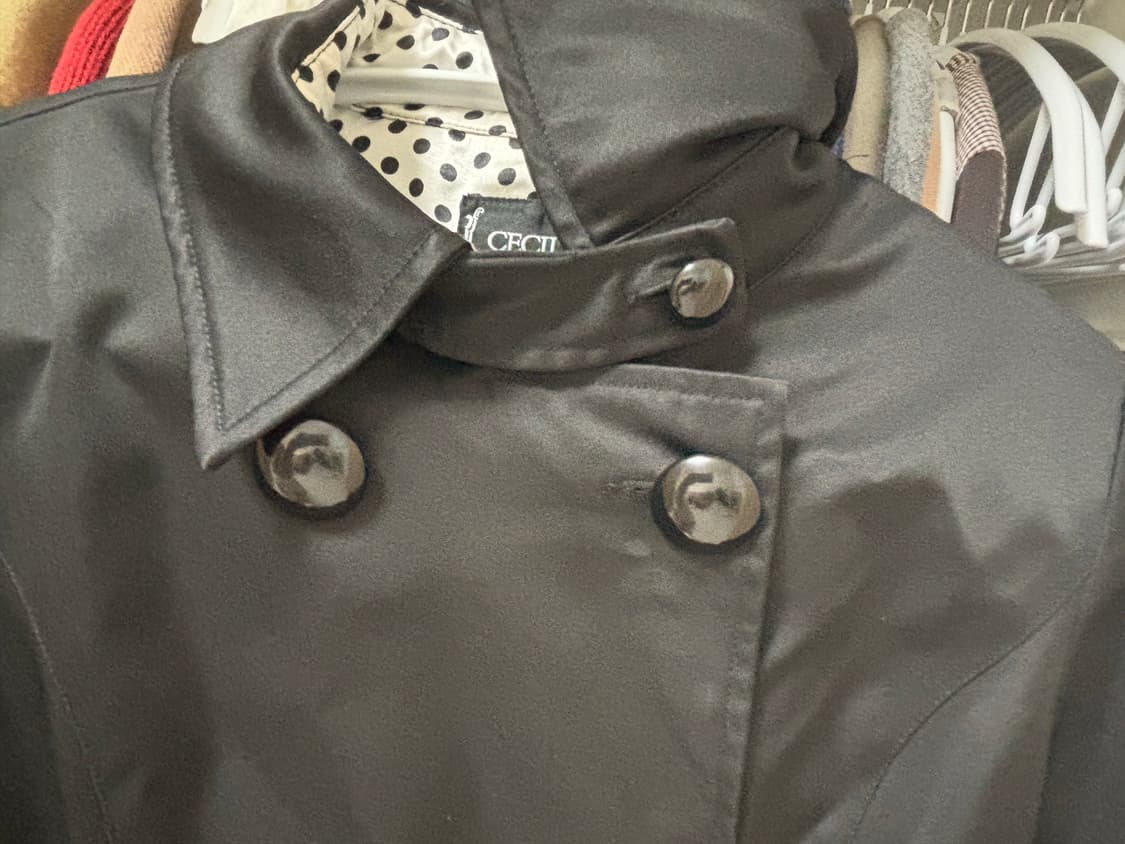 세실맥비 블랙 숏 더플코트 갸루 상품이미지3