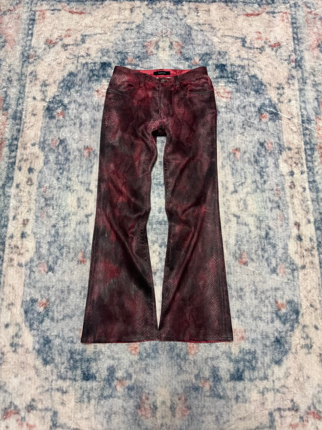 Yasuyuki ishii archive red python boot c 상품이미지2