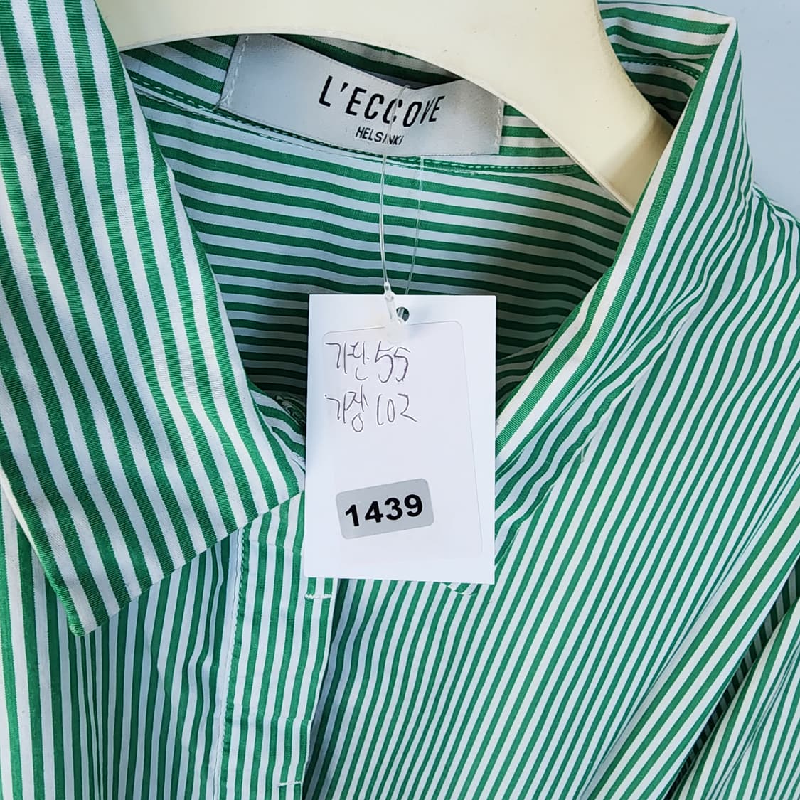 레코브 스트라이프 셔츠 원피스 상품이미지9