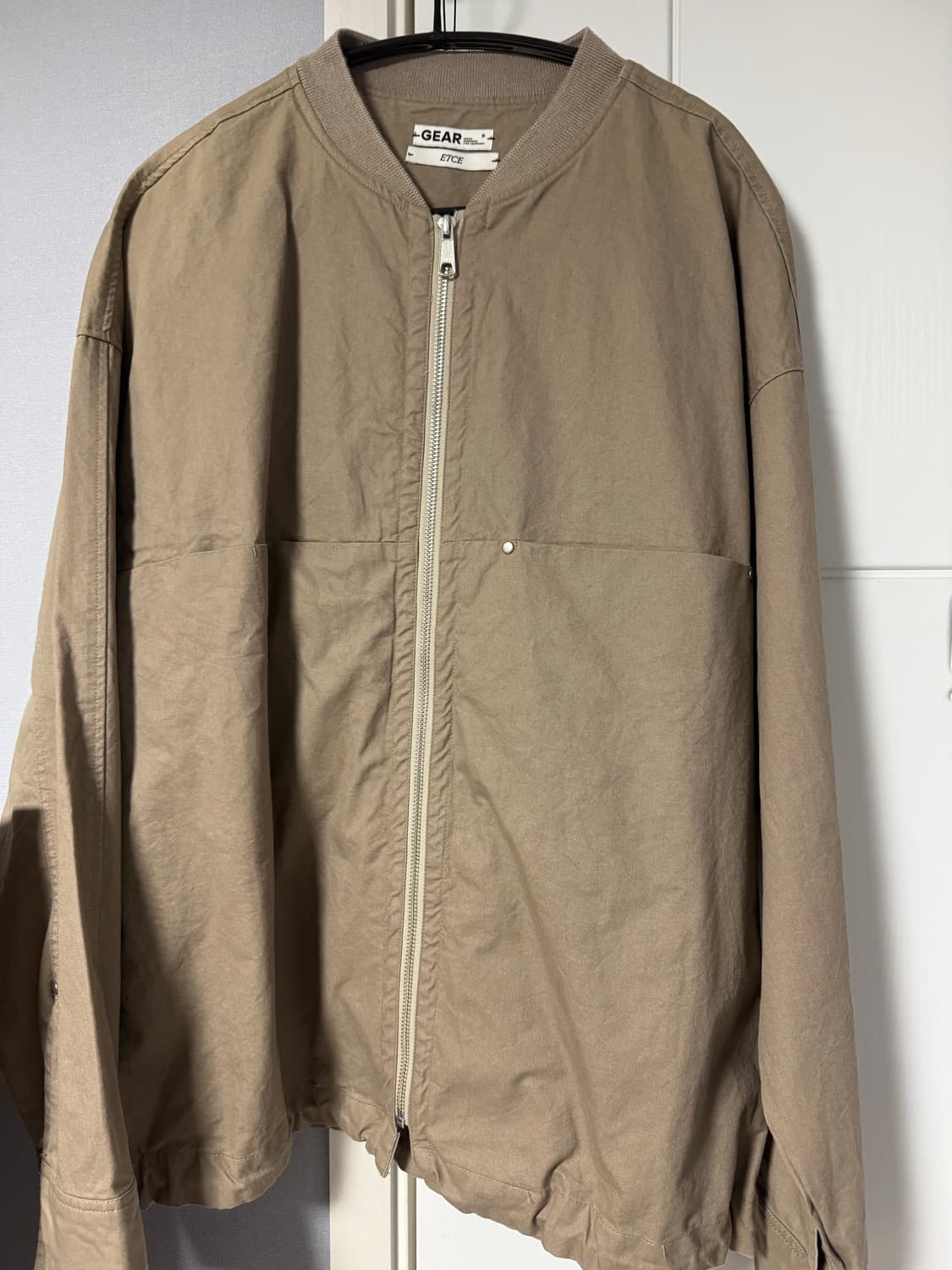 ETCE 기어 포켓 베이지 자켓 M 상품이미지2
