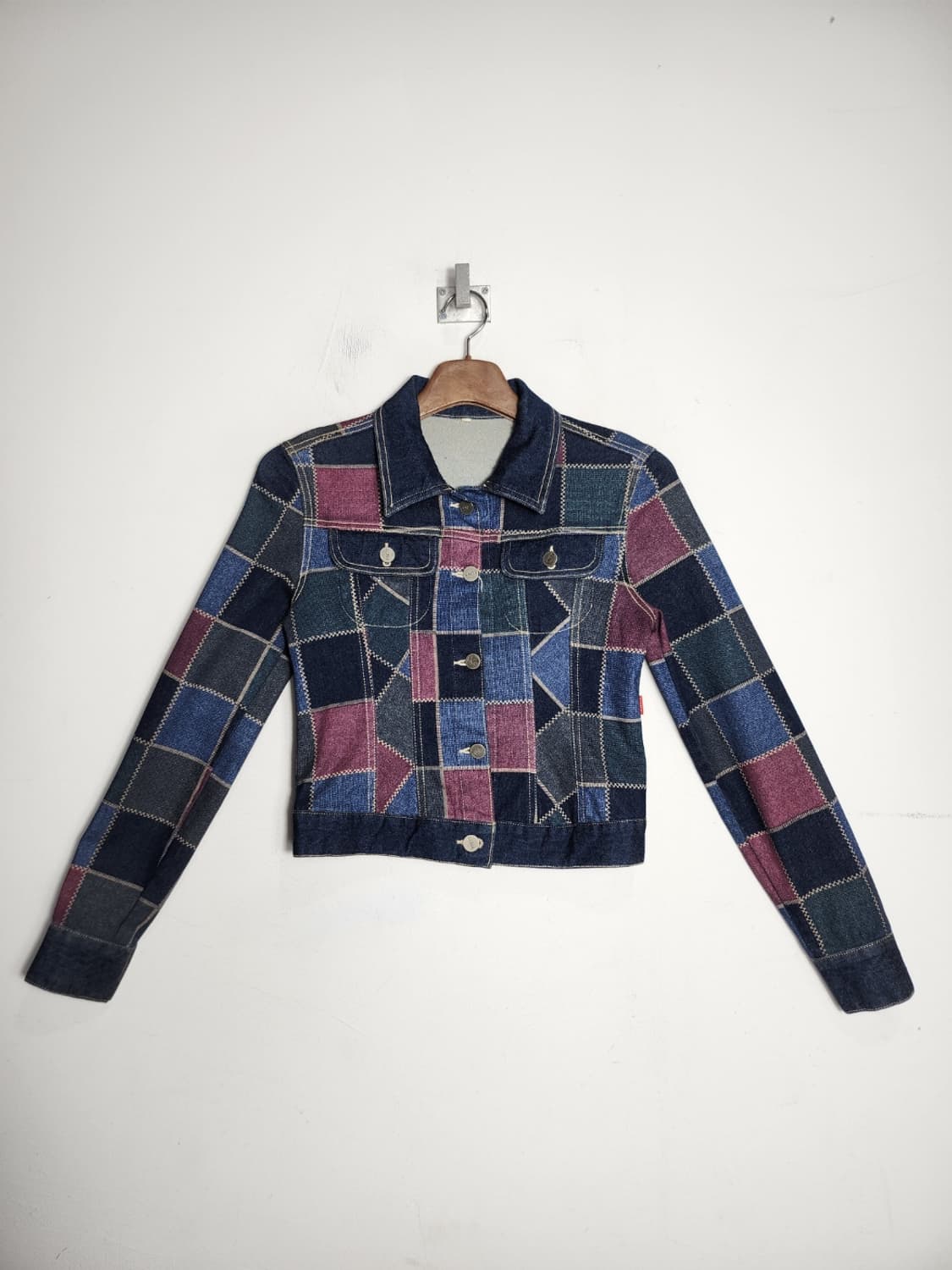 빈티지 패턴 청자켓 상품이미지2