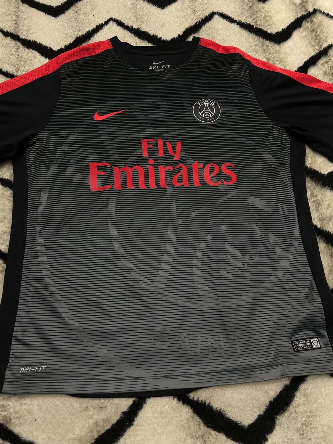 [2XL]나이키 15-16 파리생제르망 프리매치 유니폼 상품이미지2