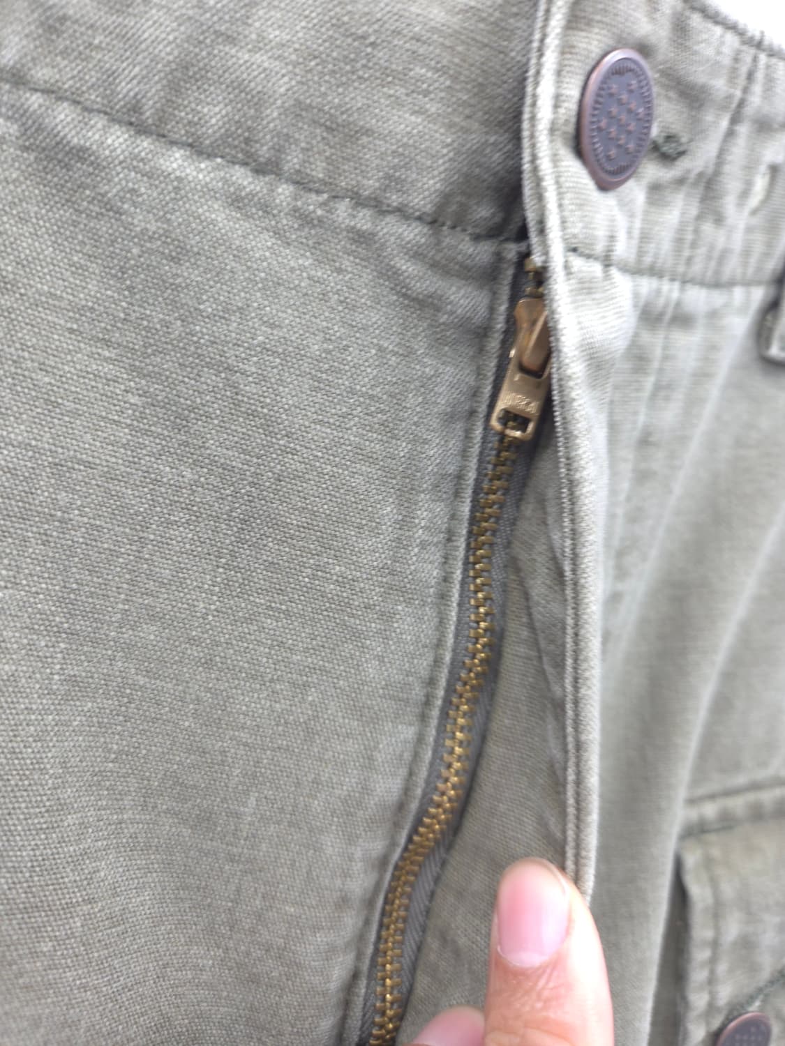 M khakis 23fw 워시드 스커트 팬츠 세이지 상품이미지4