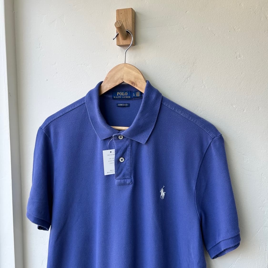 16545 - 폴로 랄프로렌 블루 반팔 카라티 상품이미지1