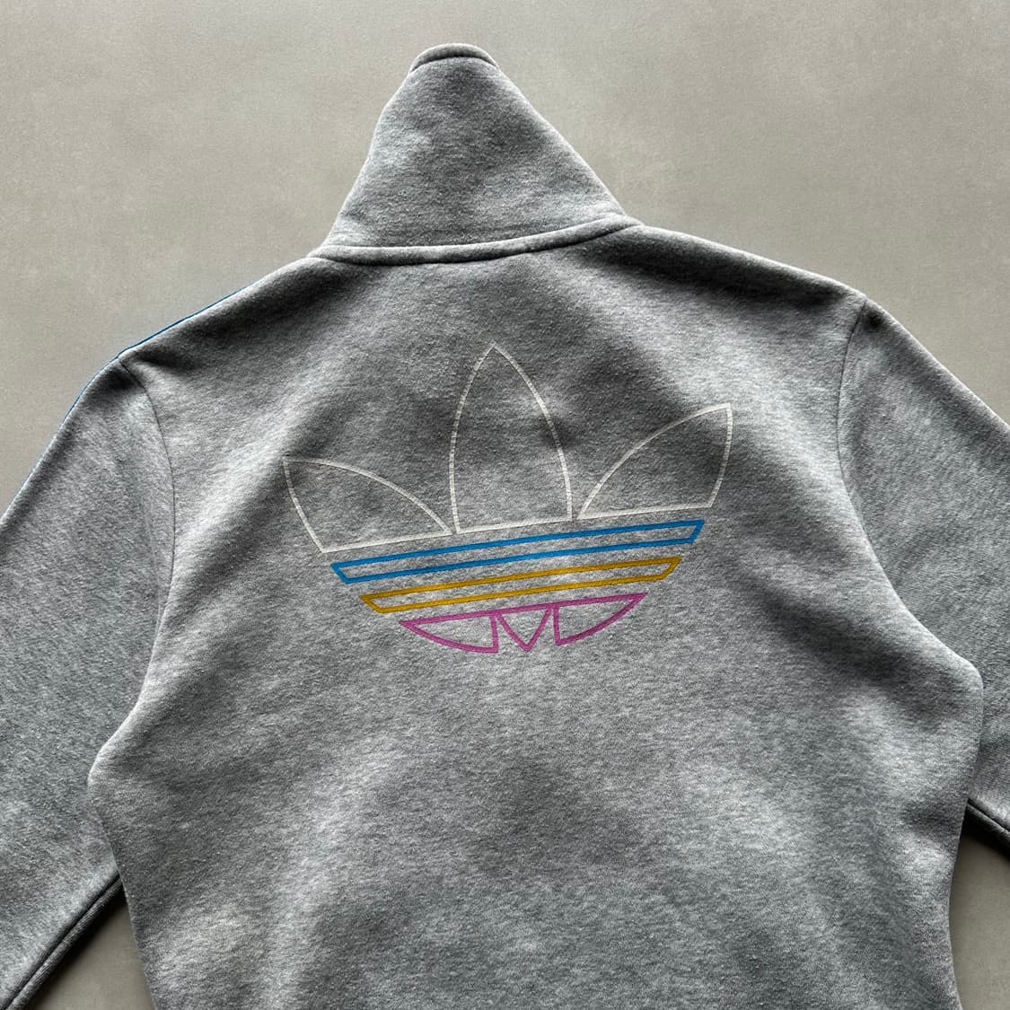 [XS]아디다스 파이어버드 그레이 스웻 코튼 트랙탑 져지 상품이미지2