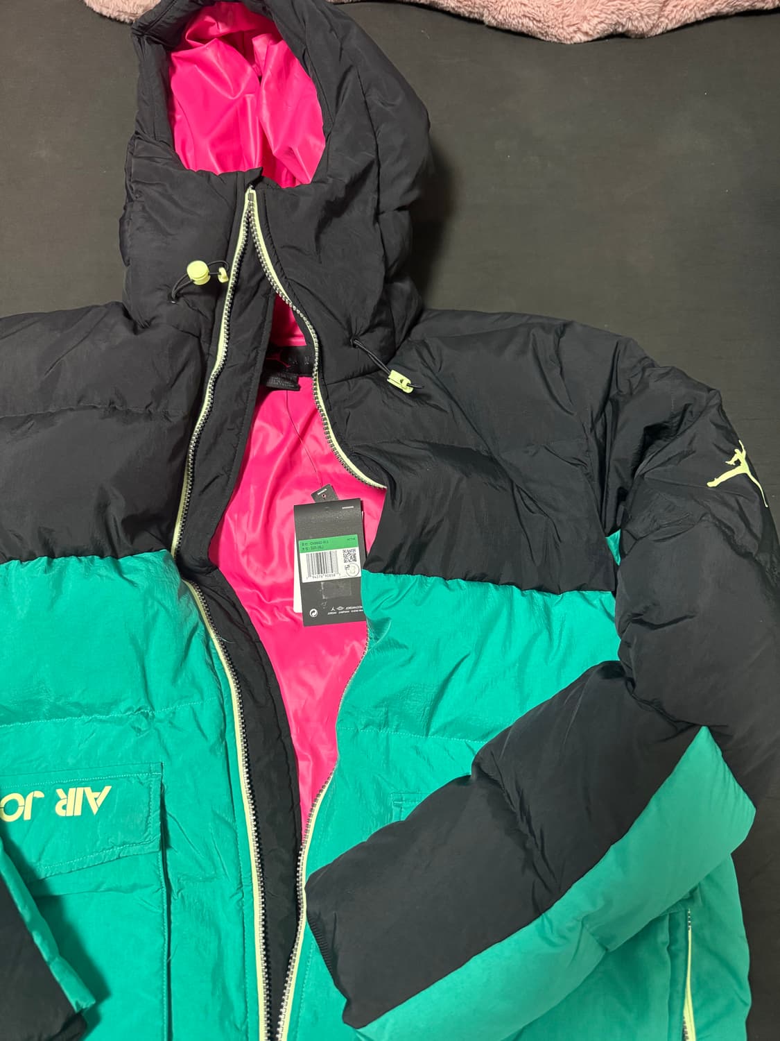 정품새제품 나이키 B그레이드 조던 덕다운 파카 패딩 XL 105 상품이미지2