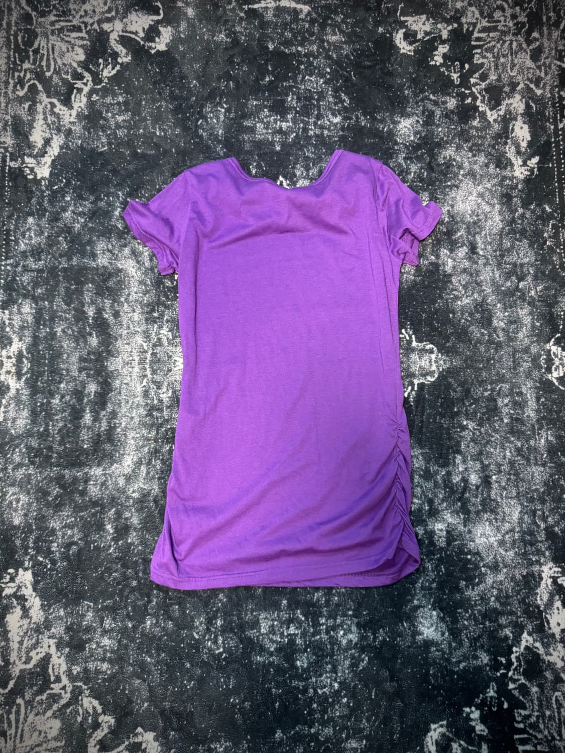 Punk Style Purple Short T-shirt 상품이미지3