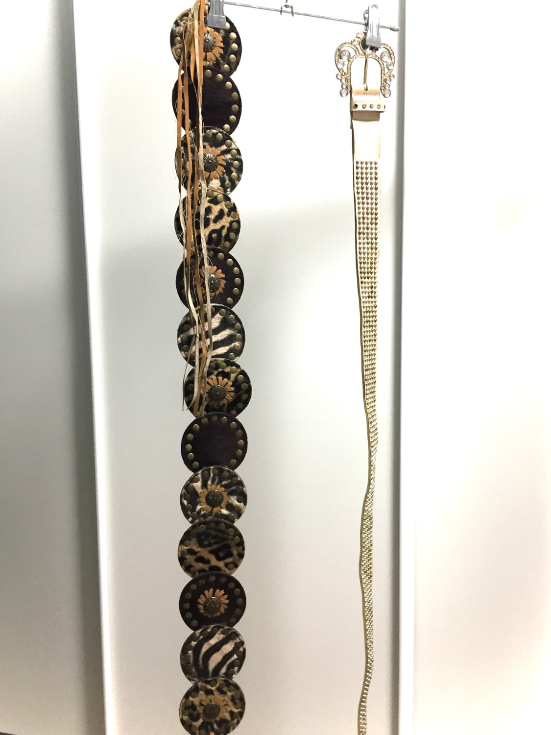 Leopard Circle Strap Belt 레오파드 갸루 스트랩 벨트 상품이미지4