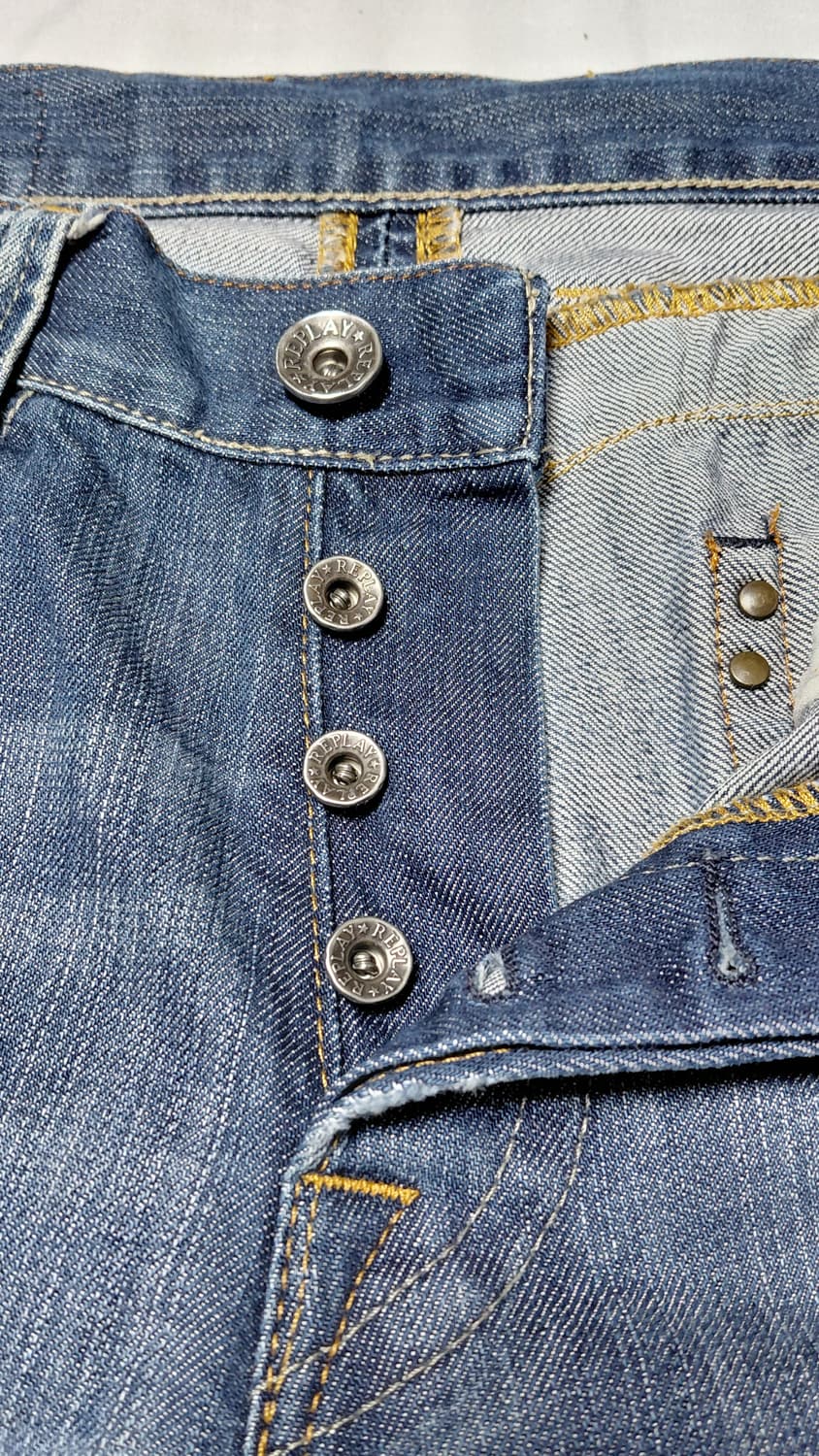 리플레이(REPLAY) 빈티지 워싱 데님 청바지 (29x32) 상품이미지4