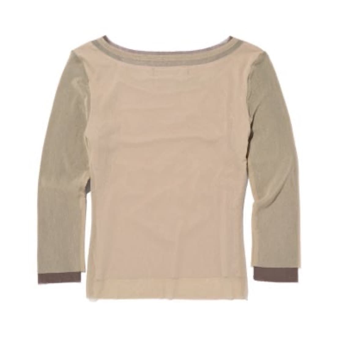 미스치프 Boat Neck Mesh Top (Beige) 상품이미지3