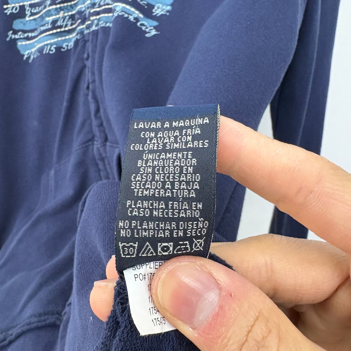 폴로 네이비 성조기 후드집업 여m 상품이미지6