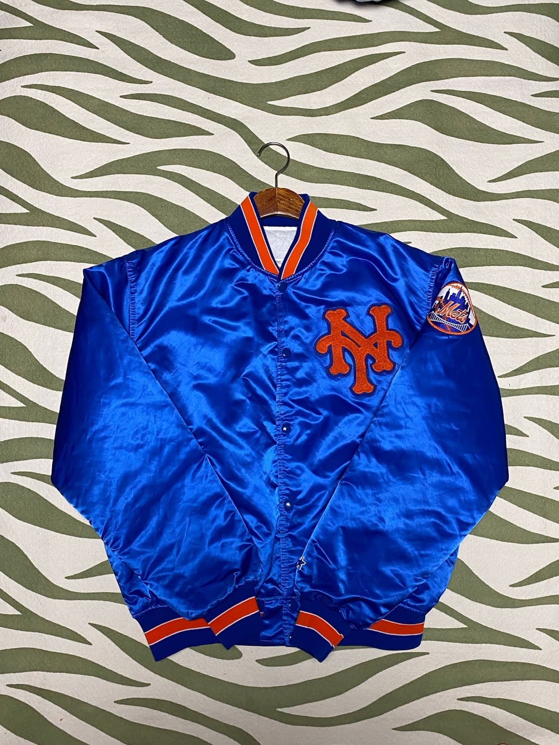 스타터 뉴욕메츠 스타디움 바시티 자켓 상품이미지1