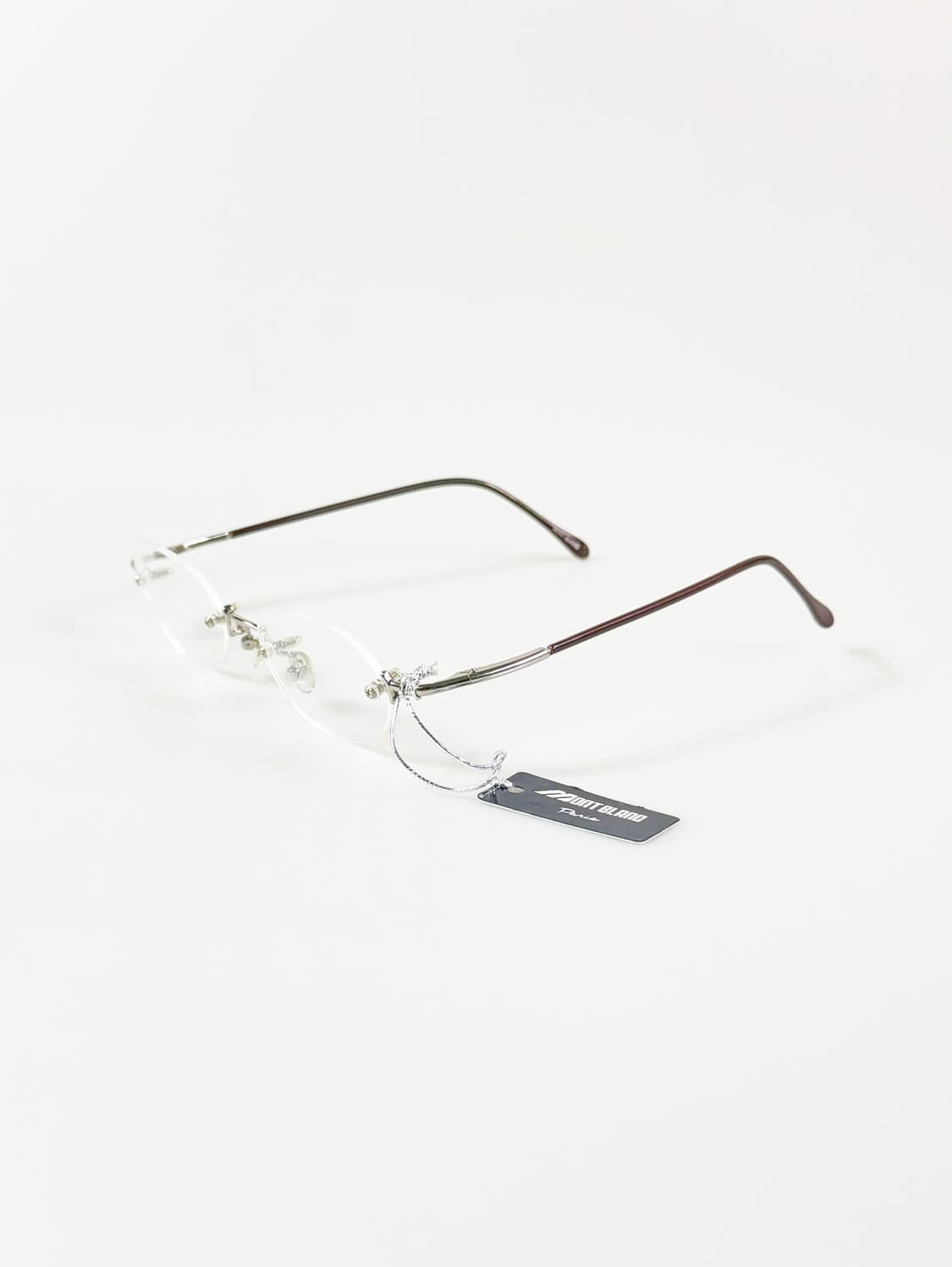 MONT BLANC PARIS 무테 스퀘어 실버 빈티지 안경 상품이미지5