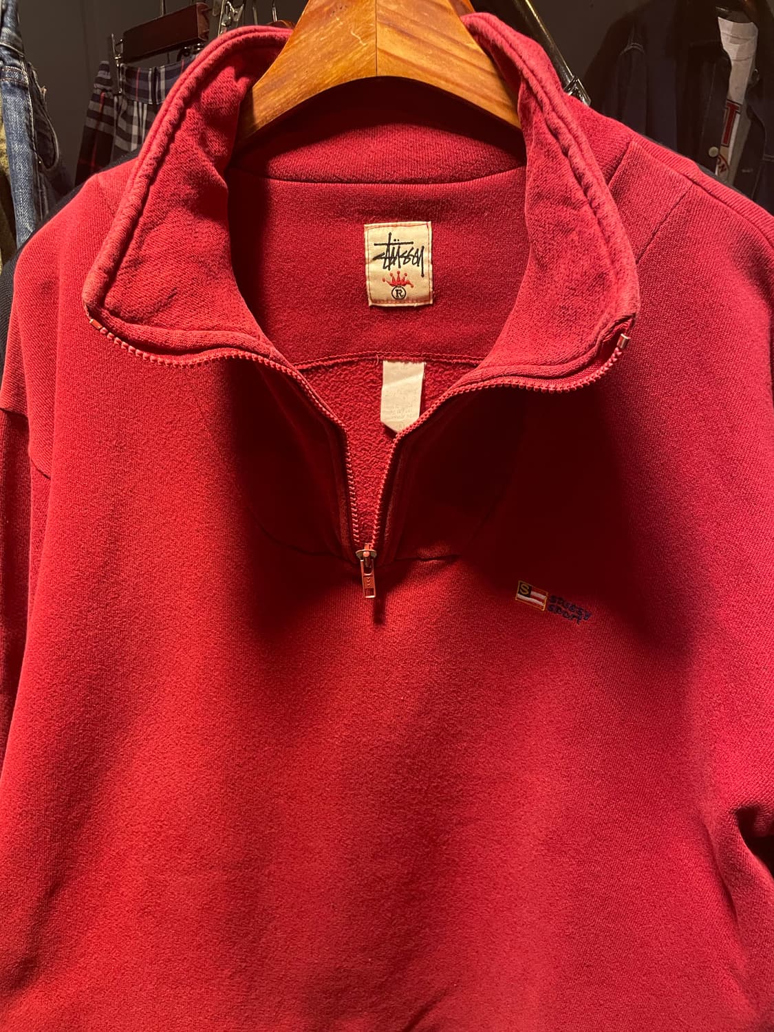 90s 올드스투시 반집업 상품이미지7