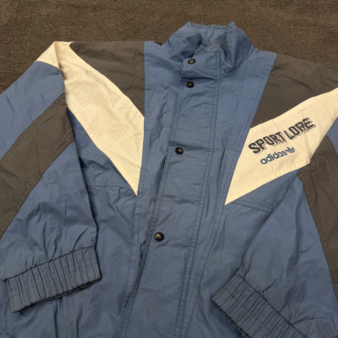 [정품/EEL] 아디다스 올드스쿨 배색 바람막이 자켓 상품이미지1