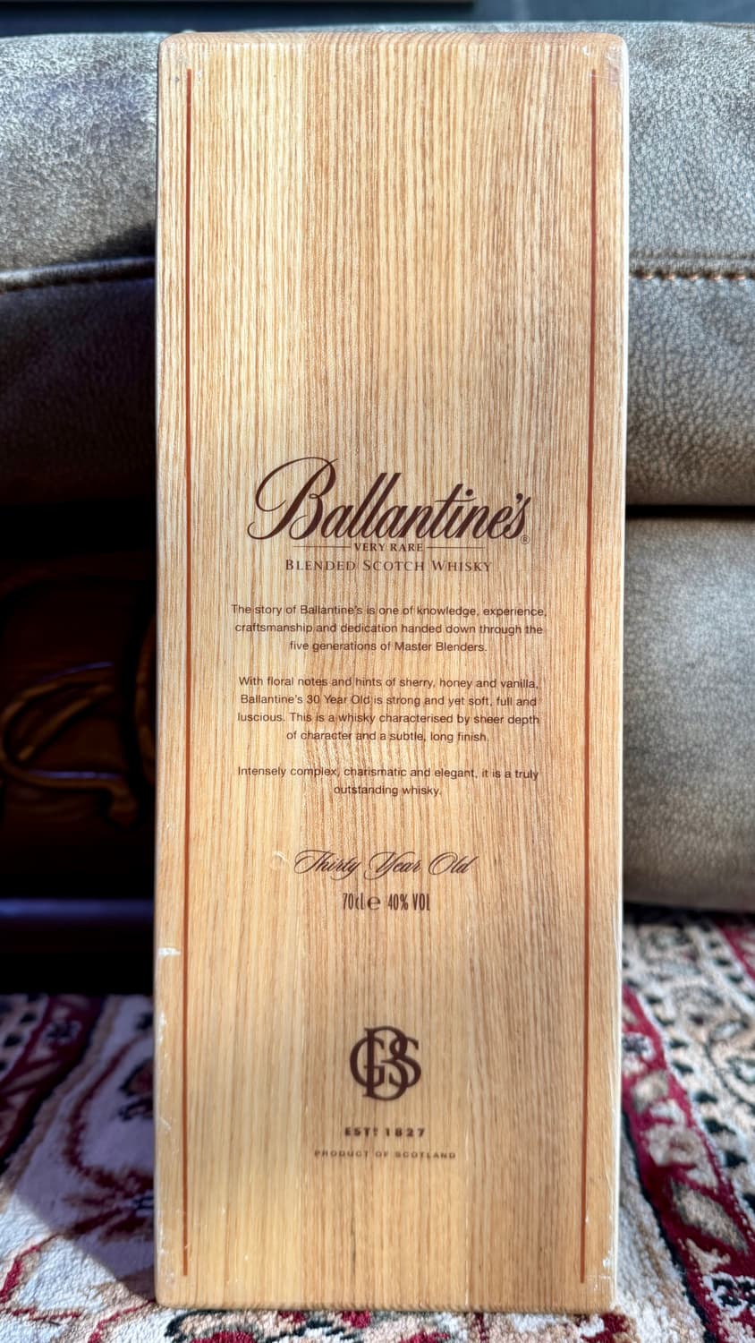 발렌타인 30년산 위스키 공병 우드 케이스 Ballantine 30 상품이미지5